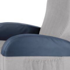 Armrest covers-Slate blue